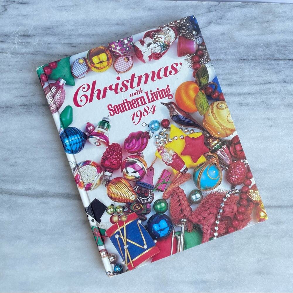 Vintage 1984 Southern Living Christmas Hardback Book Magazine Craft Book Holiday